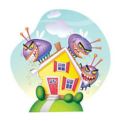 Faribault spring touch perimeter insect control-truck